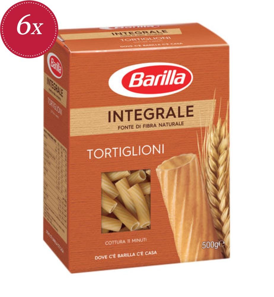 Barilla Tortiglioni Integrali - 6 x 500 g