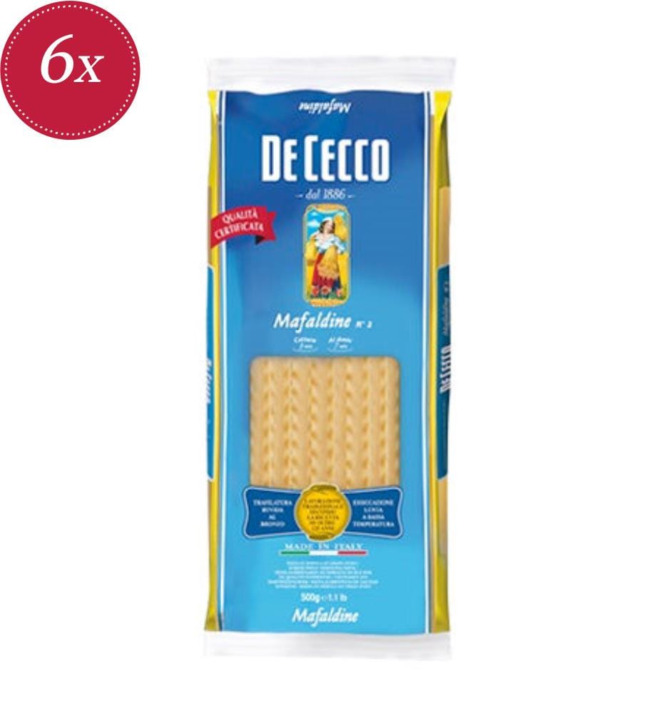Pasta de Cecco 2 Mafaldine - 6 x 500 g