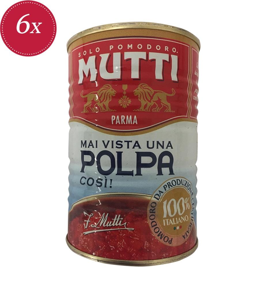 Pulpe de tomate Mutti - 6 x 400 g