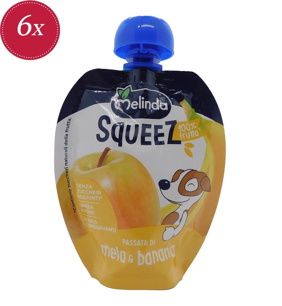 Squeez Mela/Banana Melinda - 6 x 90 g