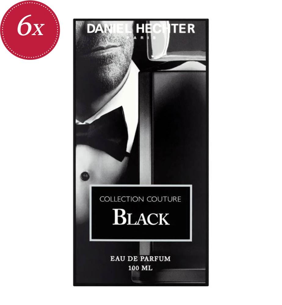 6x Eau de Parfum 100 ml Collection Couture – Black
