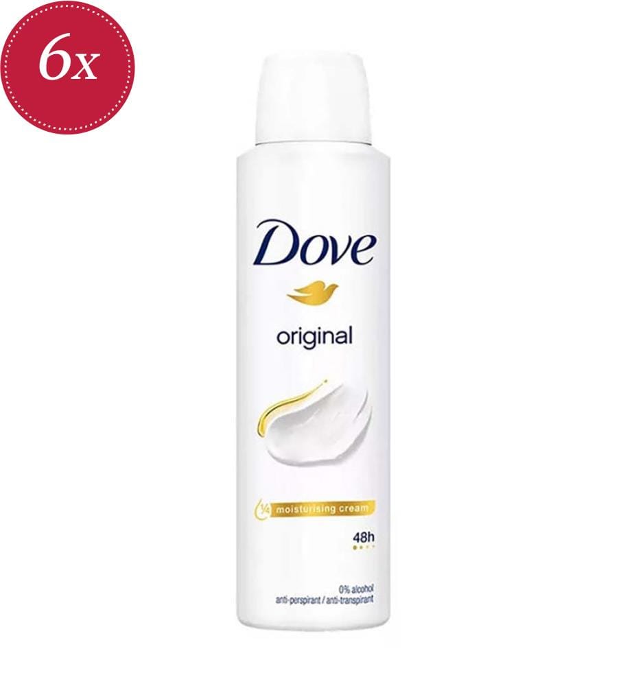 6x Deodorant-Spray 150 ml Original