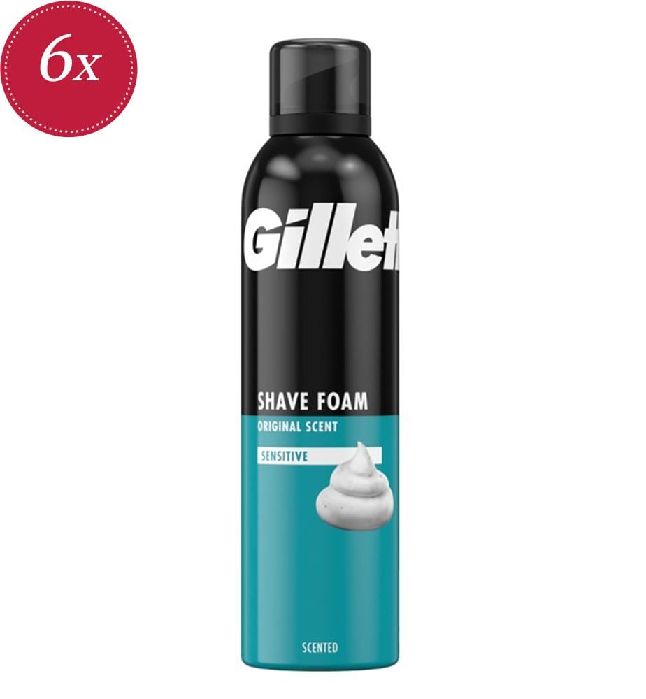 6x Rasierschaum 300 ml Sensitive