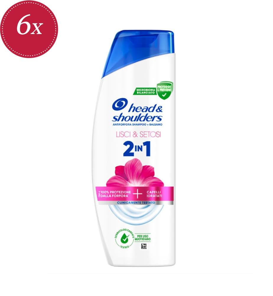 Head & Shoulders Shampoo liquido 330 ml 2 in 1 Lisci & Setosi","detected_source_language":"FR