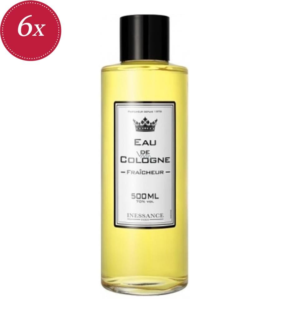 6x Eau de Cologne 500 ml – Frische