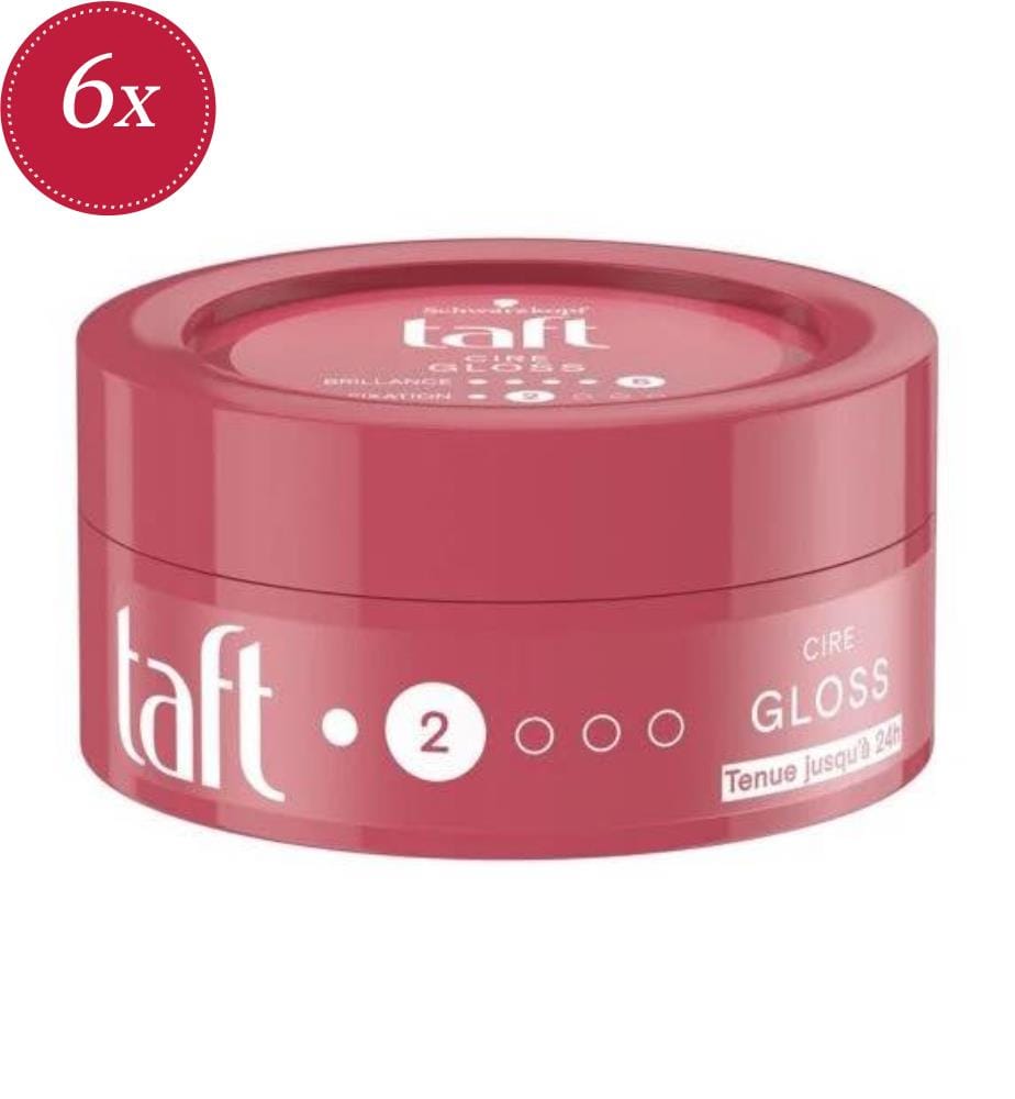 6 confezioni di cera per capelli da 75 ml 24H – Gloss – n. 2