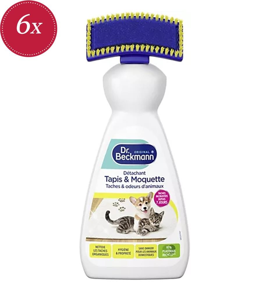 6 x Odeurs & Taches d'Animaux Carpet & Rug Stain Remover Brush – 650 ml