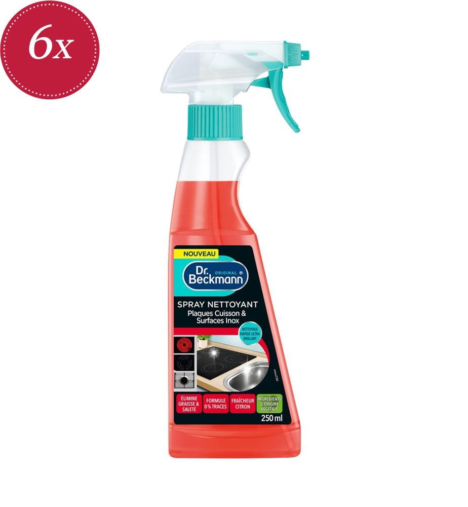 6 x Nettoyant Plaques & Inox – 250 ml