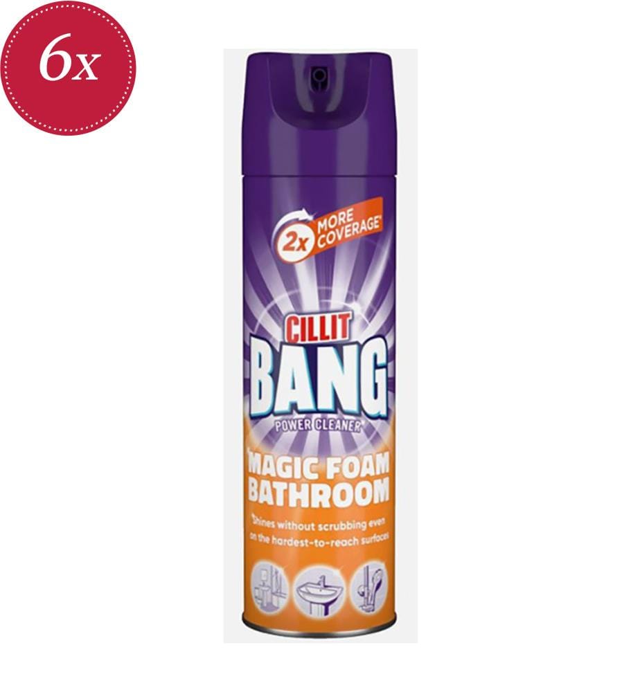 6 x Foam Cleaning Spray – 600 ml