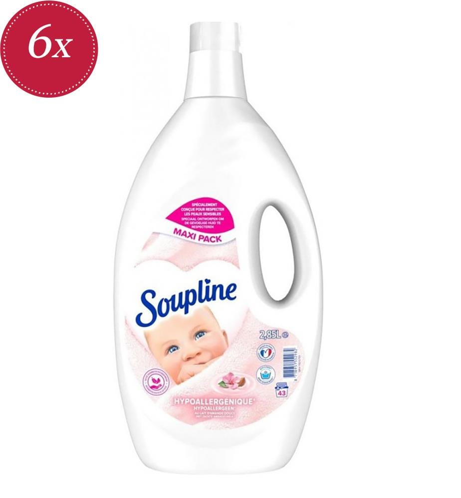 6 x Ammorbidente ipoallergenico al latte di mandorla dolce – 2,85 L
