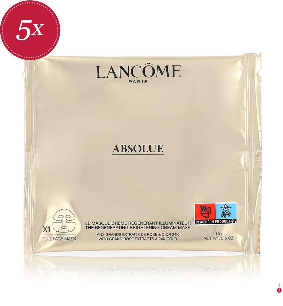 5-teiliges Gesichtsmasken-Set Absolue Creme Gold