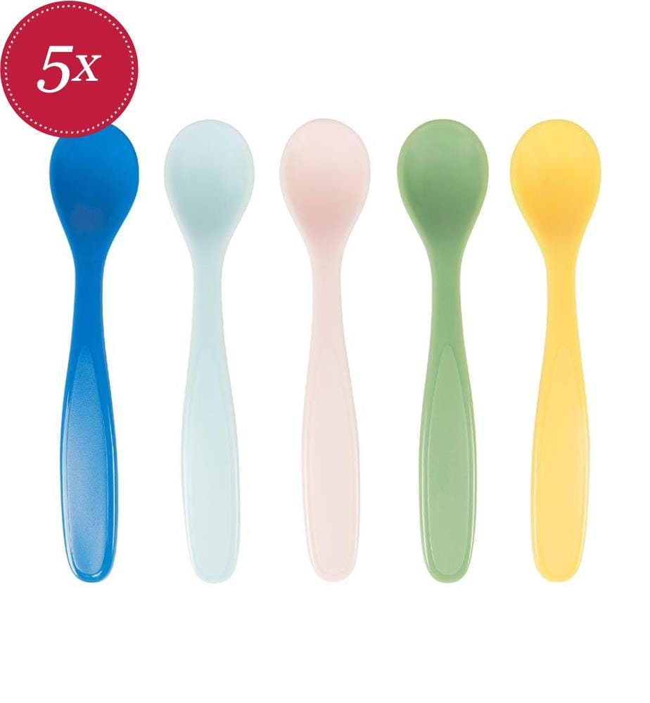 Set aus 5 flexiblen Löffeln