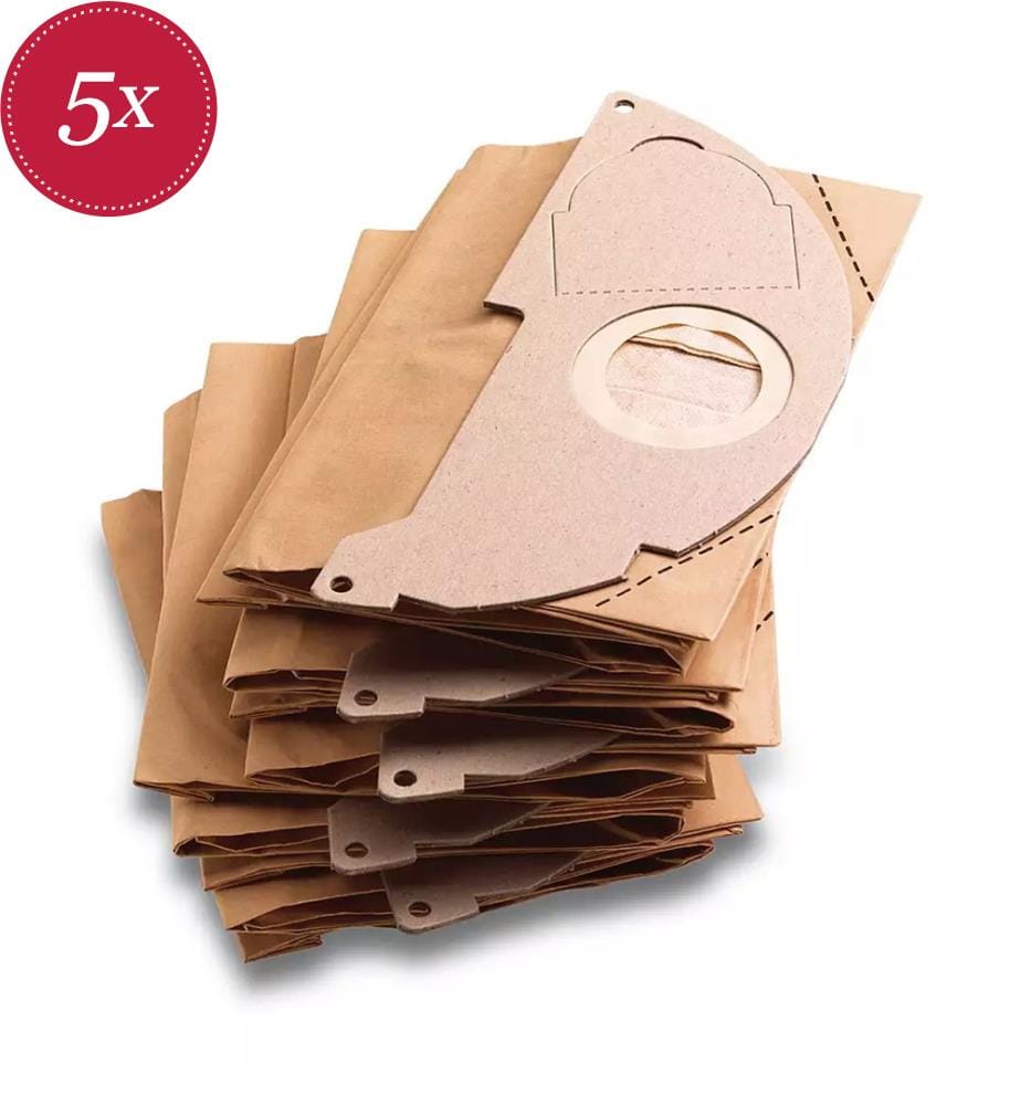 Lot de 5 Sacs Filtrants Papier