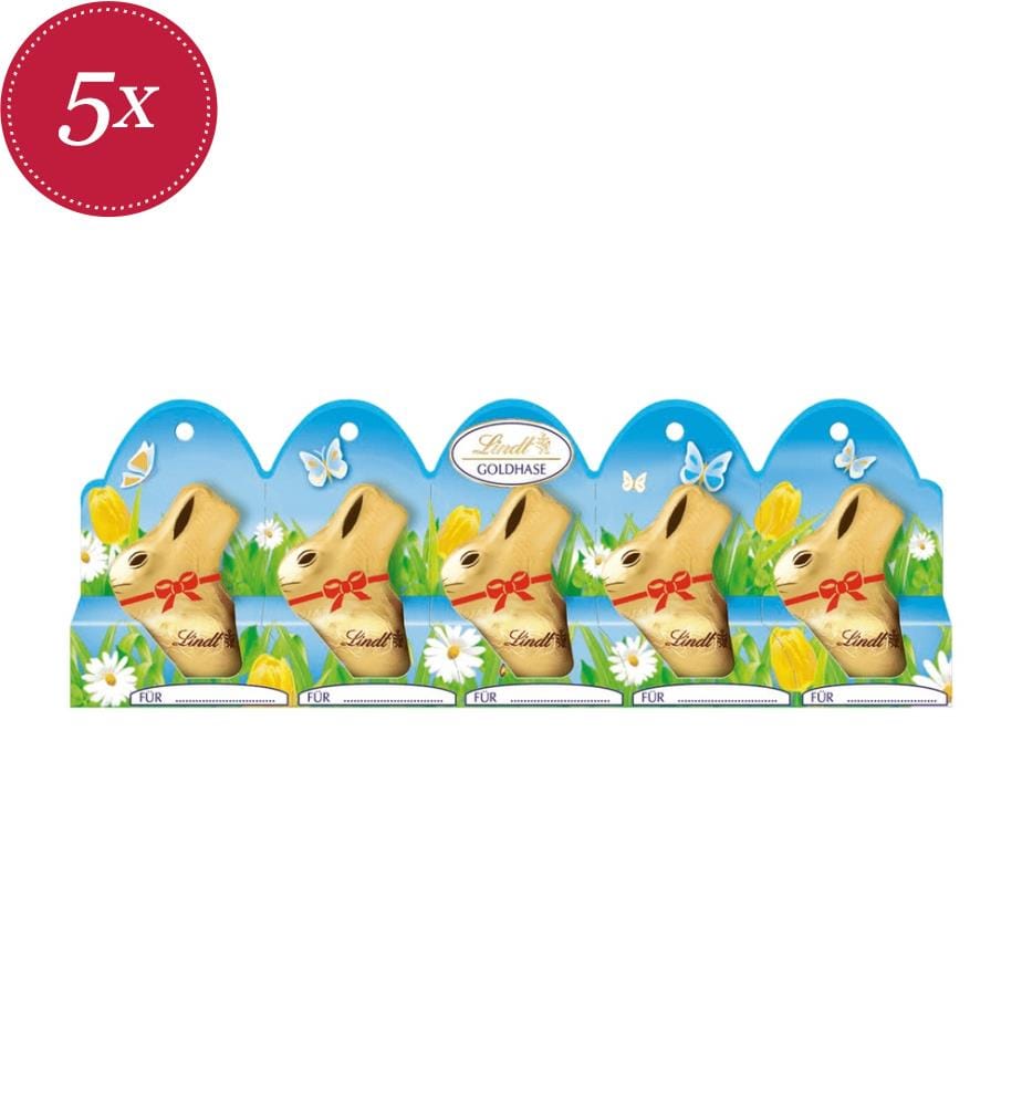 5 x Lapin Or Mini Lait - 10g
