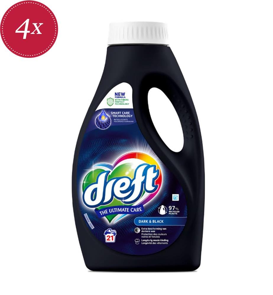 Lot de 4 Lessives Liquide - 945 ml (21 Lavages)