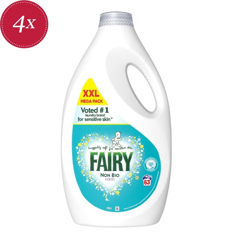Set di 4 detergenti liquidi per pelli sensibili da 1953 ml - 4 x 63 lavaggi