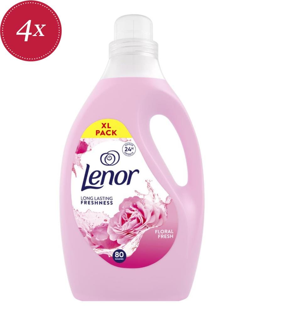 Set di 4 detergenti liquidi Floral Fresh da 2,64 l - 4 x 80 lavaggi