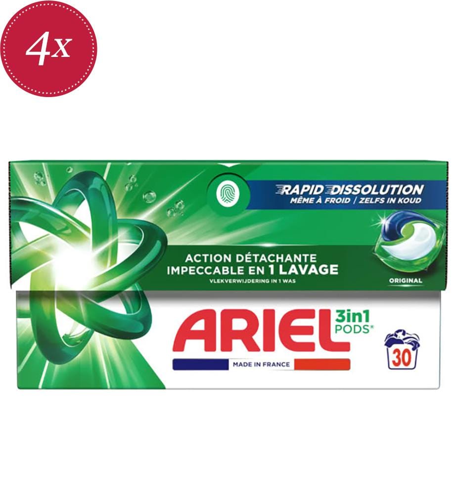 Set di 4 cialde di detersivo da 546 g - 4 x 30 cialde