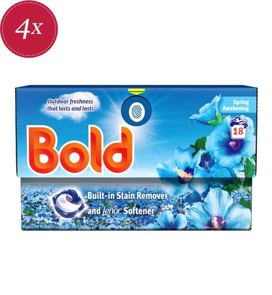 Lot de 4 Capsules de Lessives Spring Awakening - 352,8 g - 18 lavages