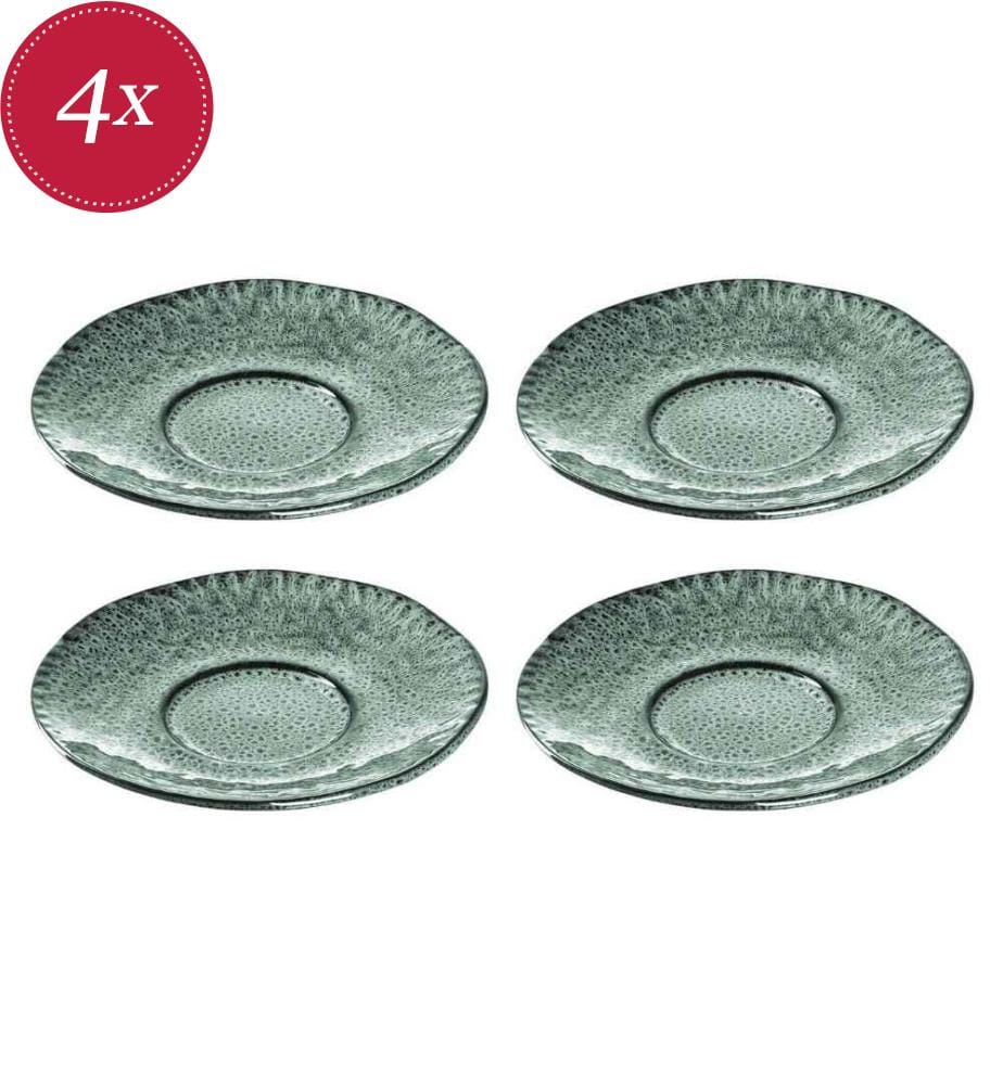 4er-Set Untertassen Ø 15 cm - Grün