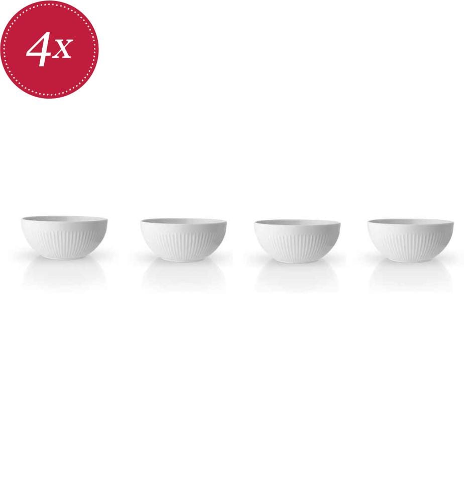 4er-Set Schalen 13 cm - Weiss