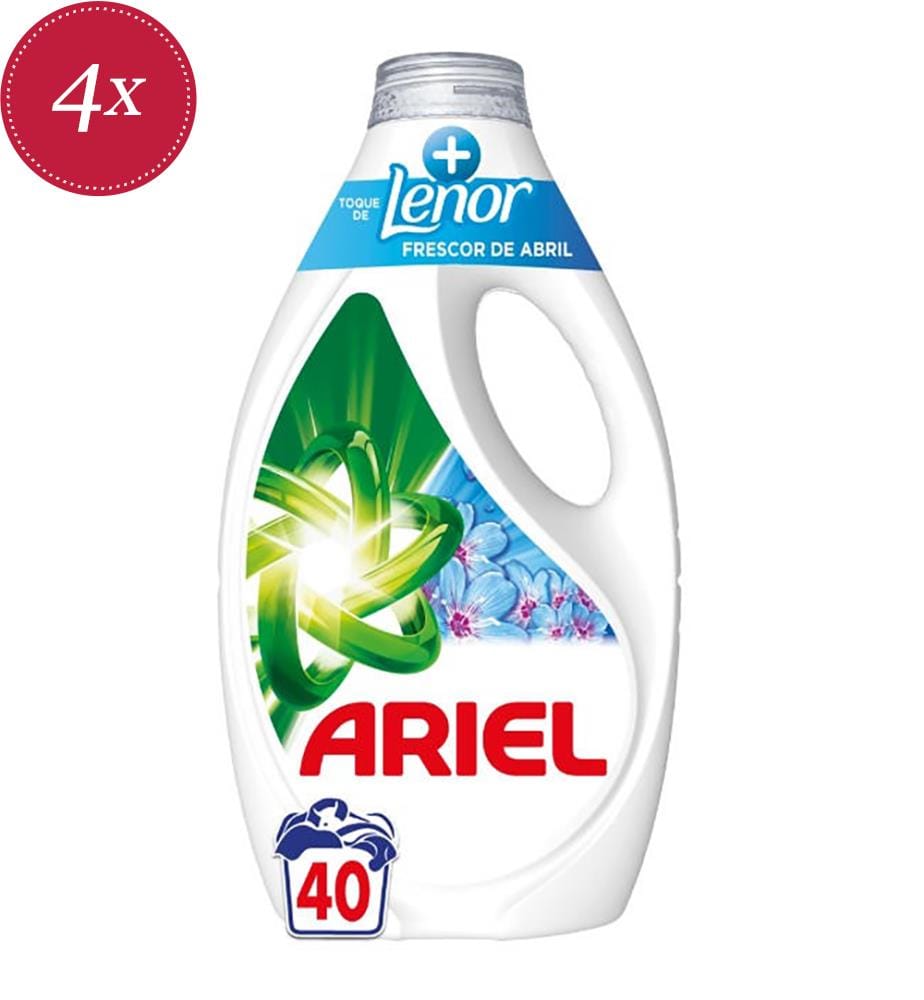 4 x Lessive Liquide April Fresh – 1,8 L