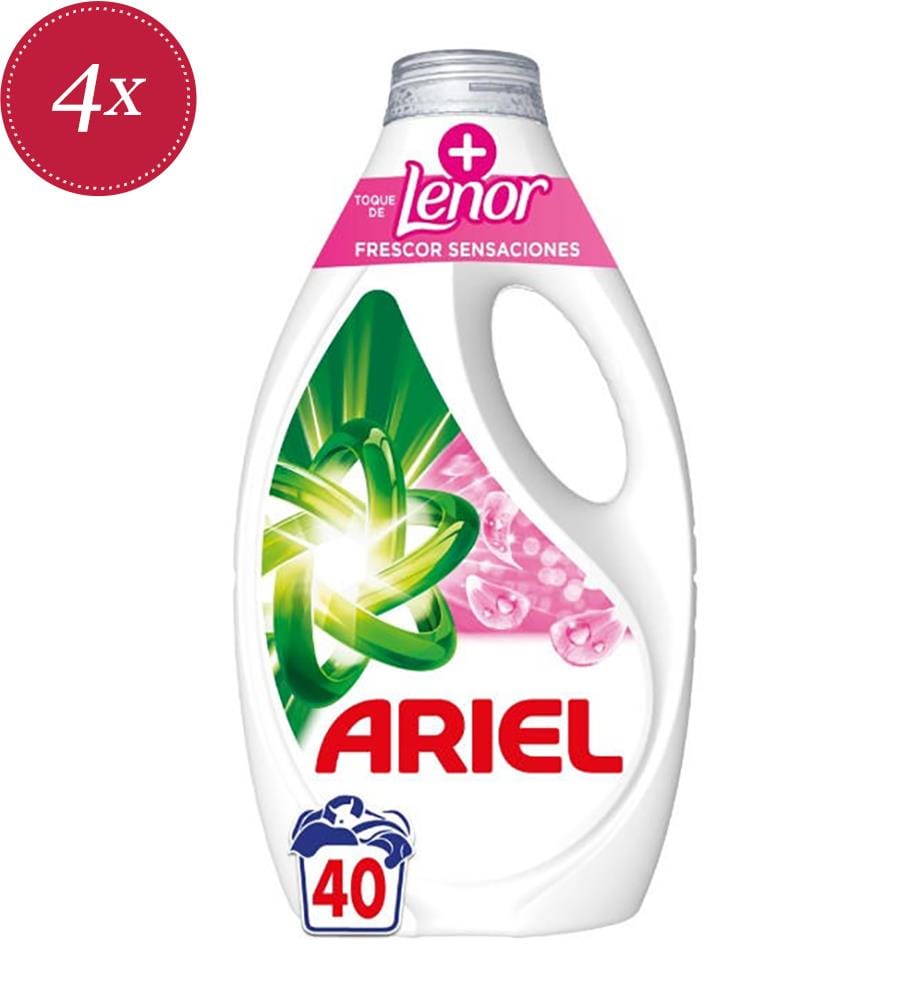 4 x Lessive Liquide Rose – 1,8 L