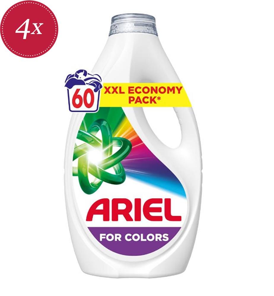 4 x Detersivo liquido per capi colorati – 2,7 L