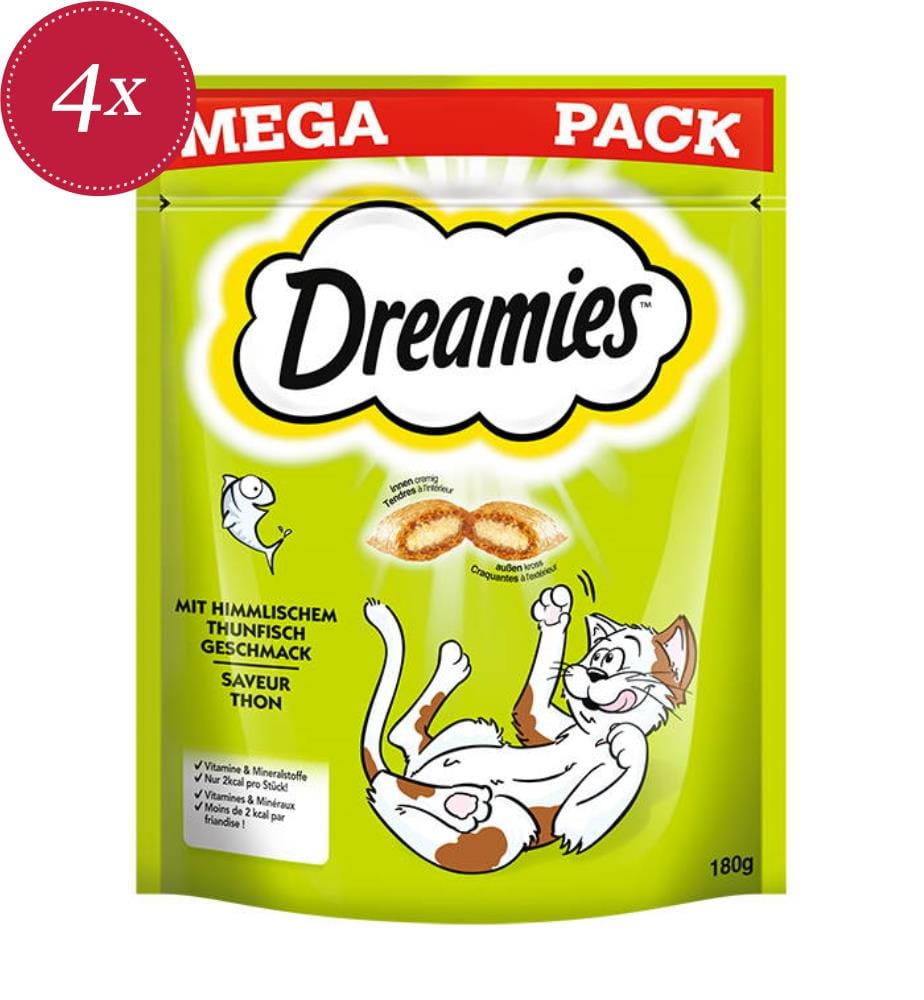 4x Dreamies al tonno - 180 g