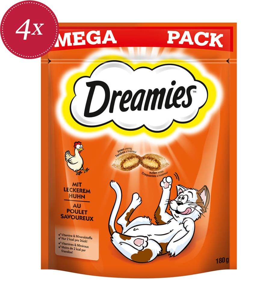 4 Dreamies al pollo - 180 g