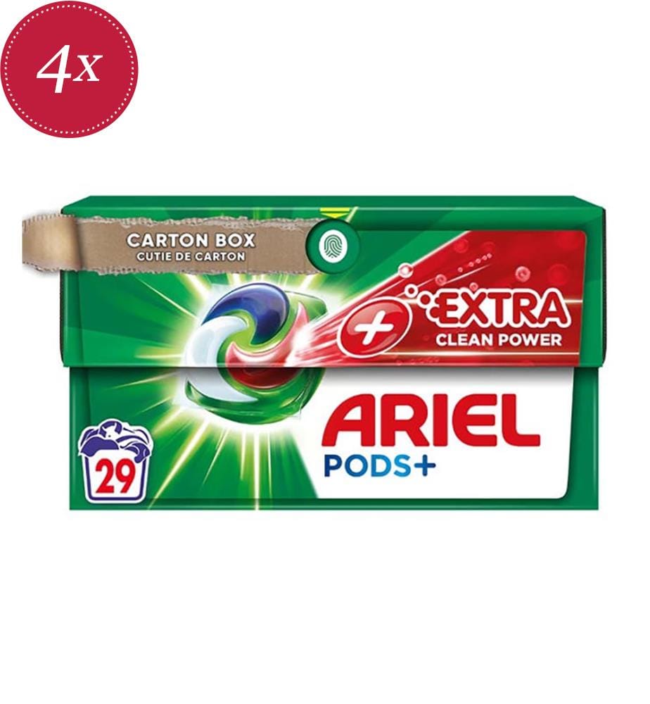 4 capsule di detersivo Extra Clean Power – 745,3 g (29 lavaggi)