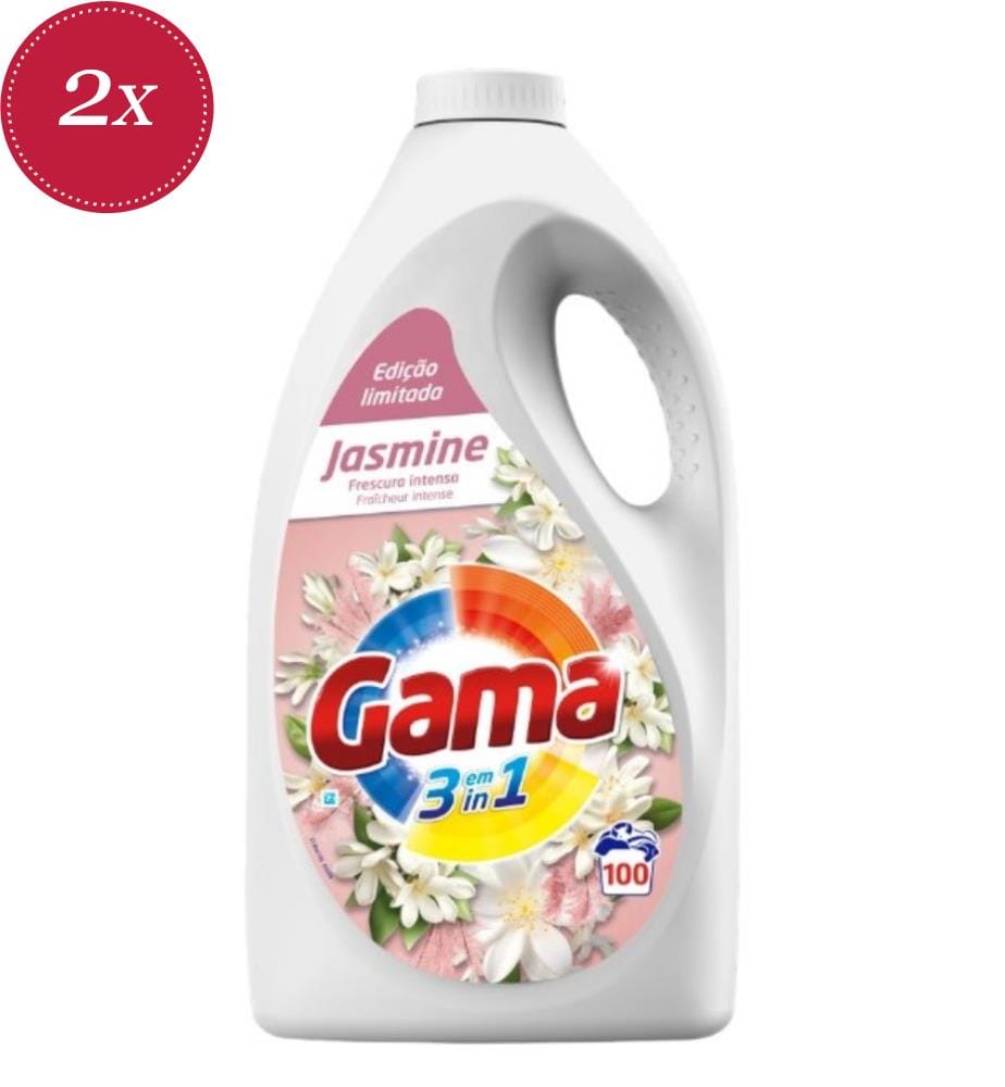 Set of 2 5L Jasmine Liquid Detergents - 100 washes
