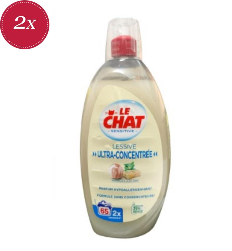Set of 2 1.3L Expert Ultra Liquid Detergents - 65 washes