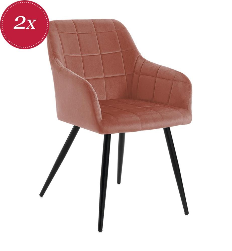 Set of 2 Chairs - Pink