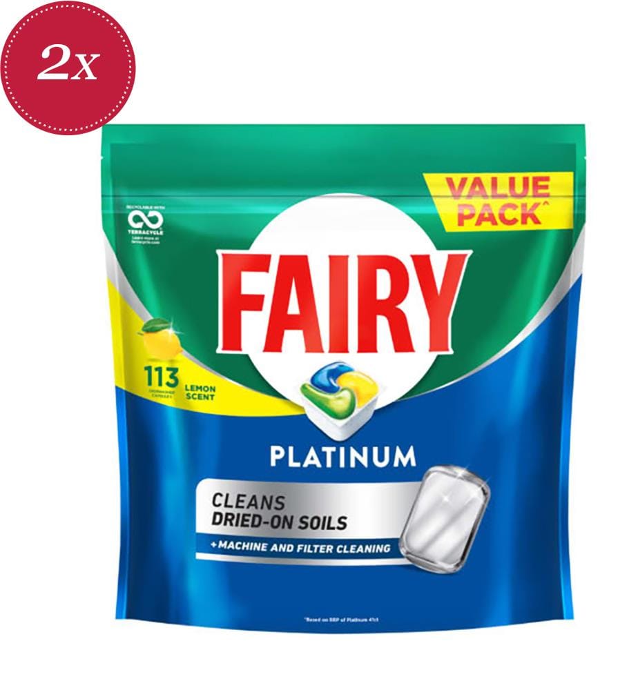 Lot de 2 Tablettes Machine 1.68Kg Platinium - 2 x 113 Tablettes