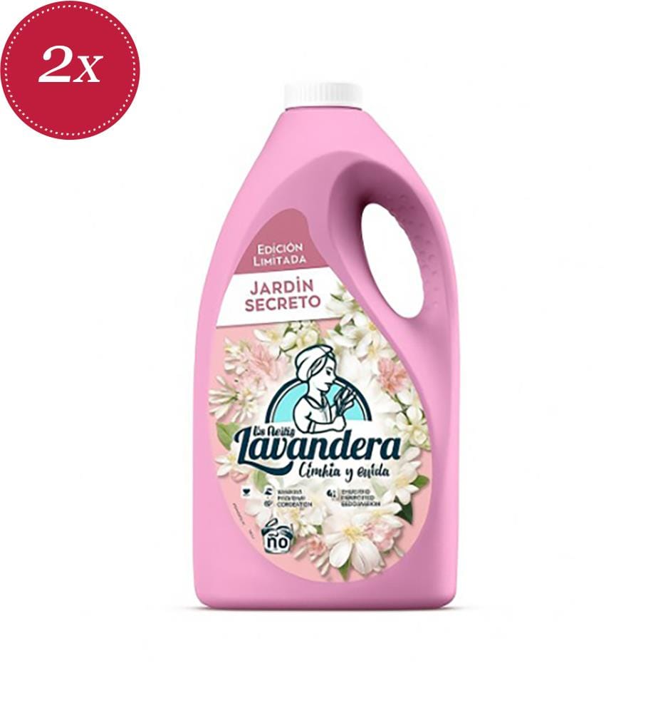 Lot de 2 Détergents à linge Jardin Secret 4,95 L