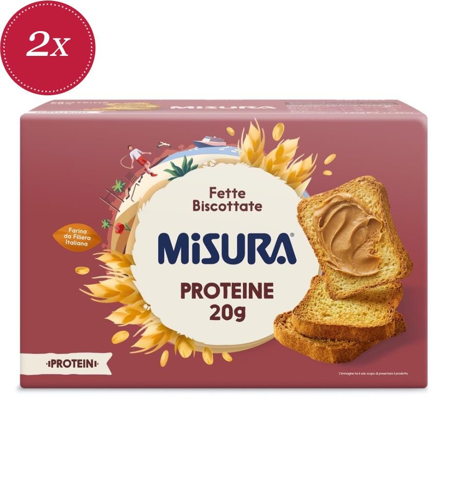 Biscottes protéinées Mesure - 2 x 320 g