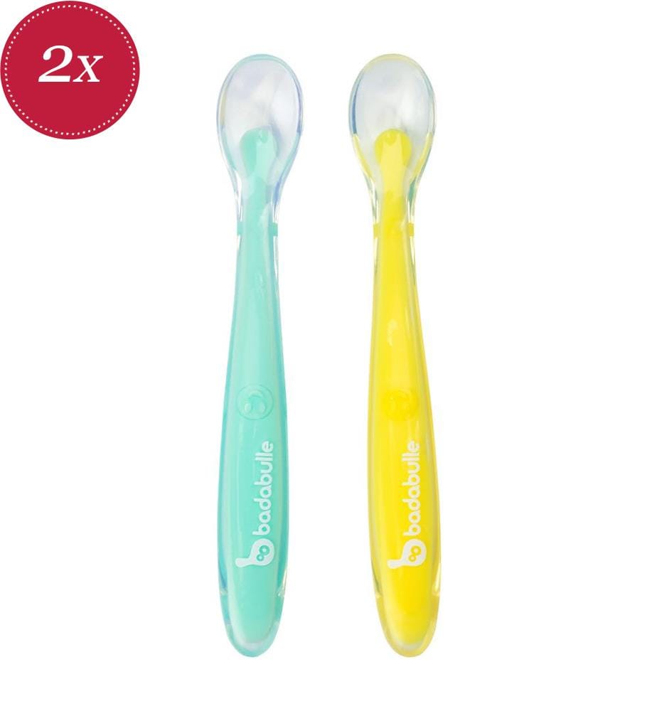 Set aus 2 Silikonlöffeln