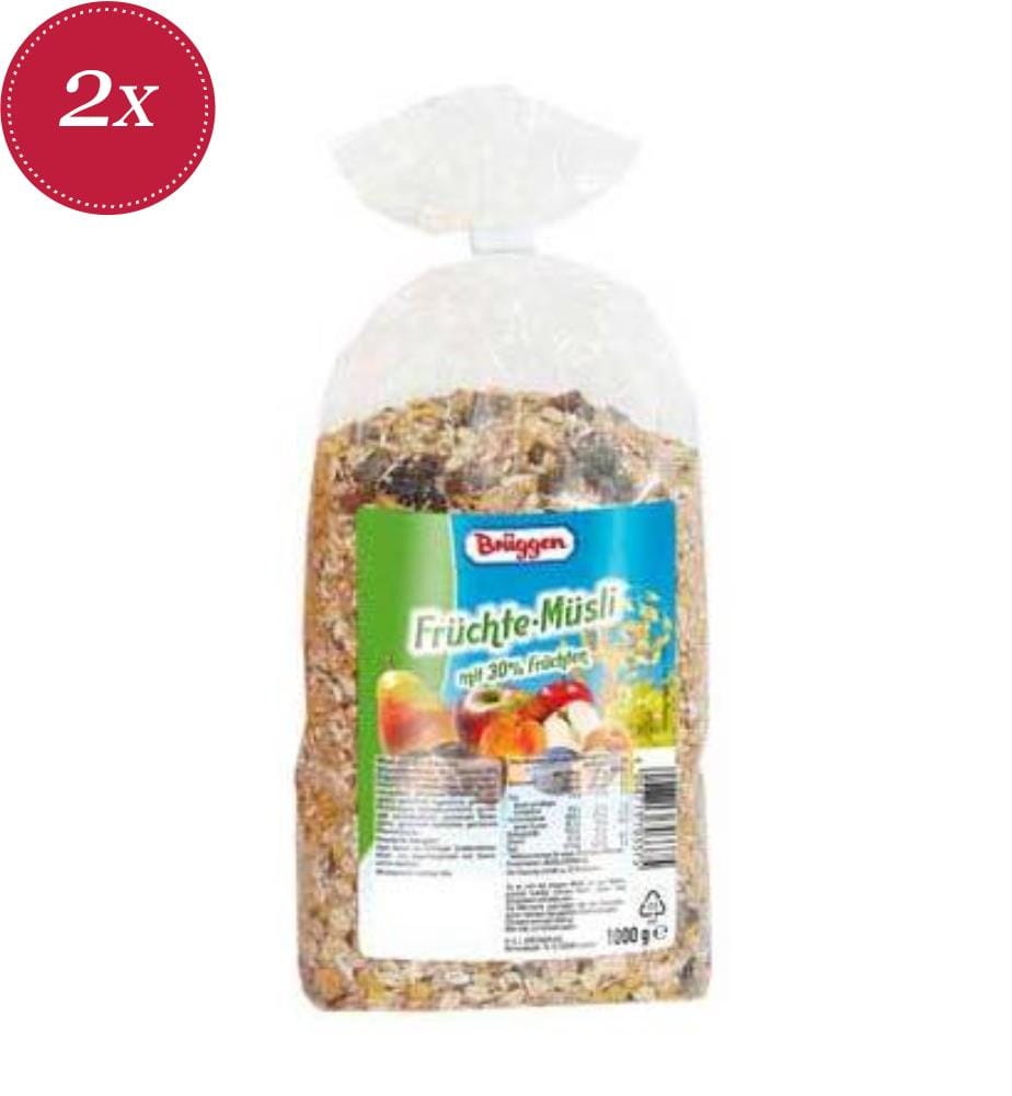 Céréales Birchermüesli Brüggen - 2 x 1000 g