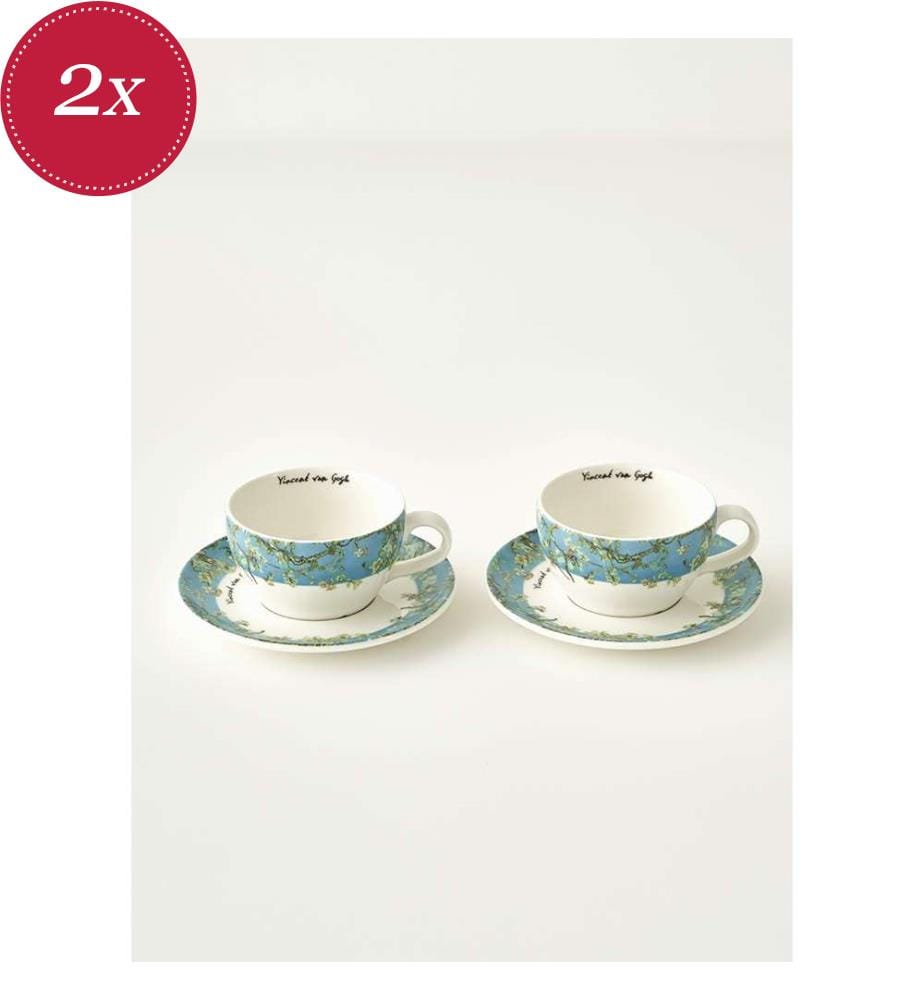 Set aus 2 Teetassen Almond Blossom 180 cc - Mehrfarbig