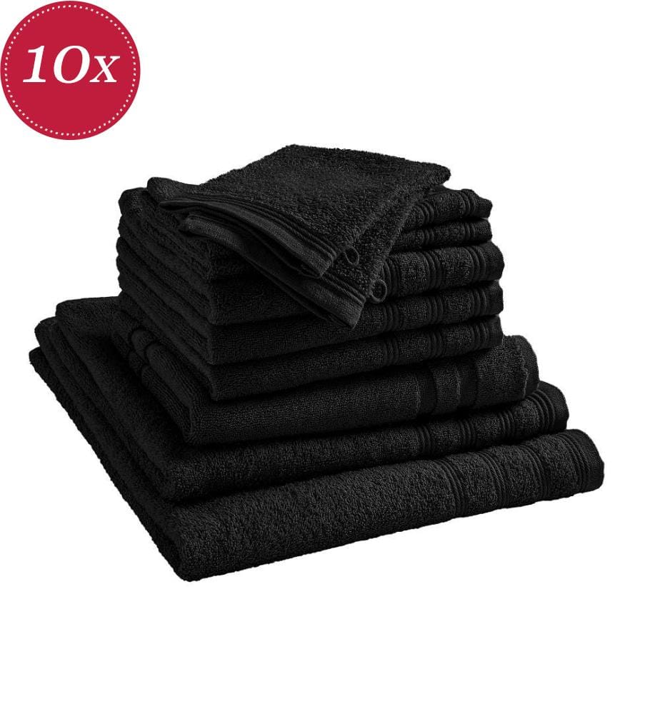 Lot de 10 Gants de Toilette Spa - Truffe