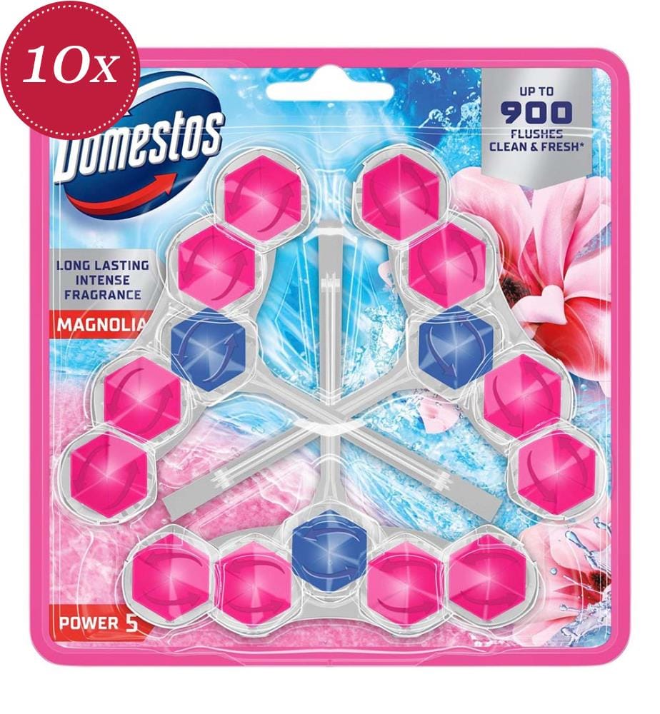 10x pastilles WC Power 5 Magnolia Trio