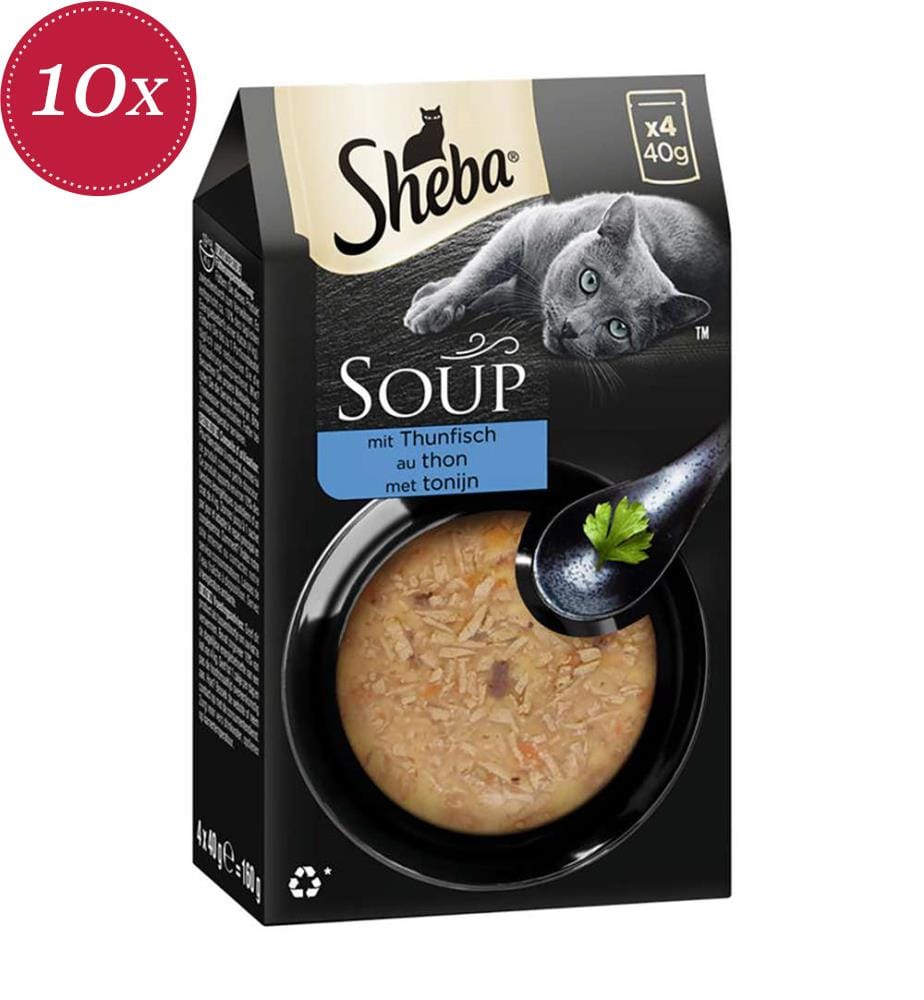 10-pack of tuna soup pouches - 4 x 40 g