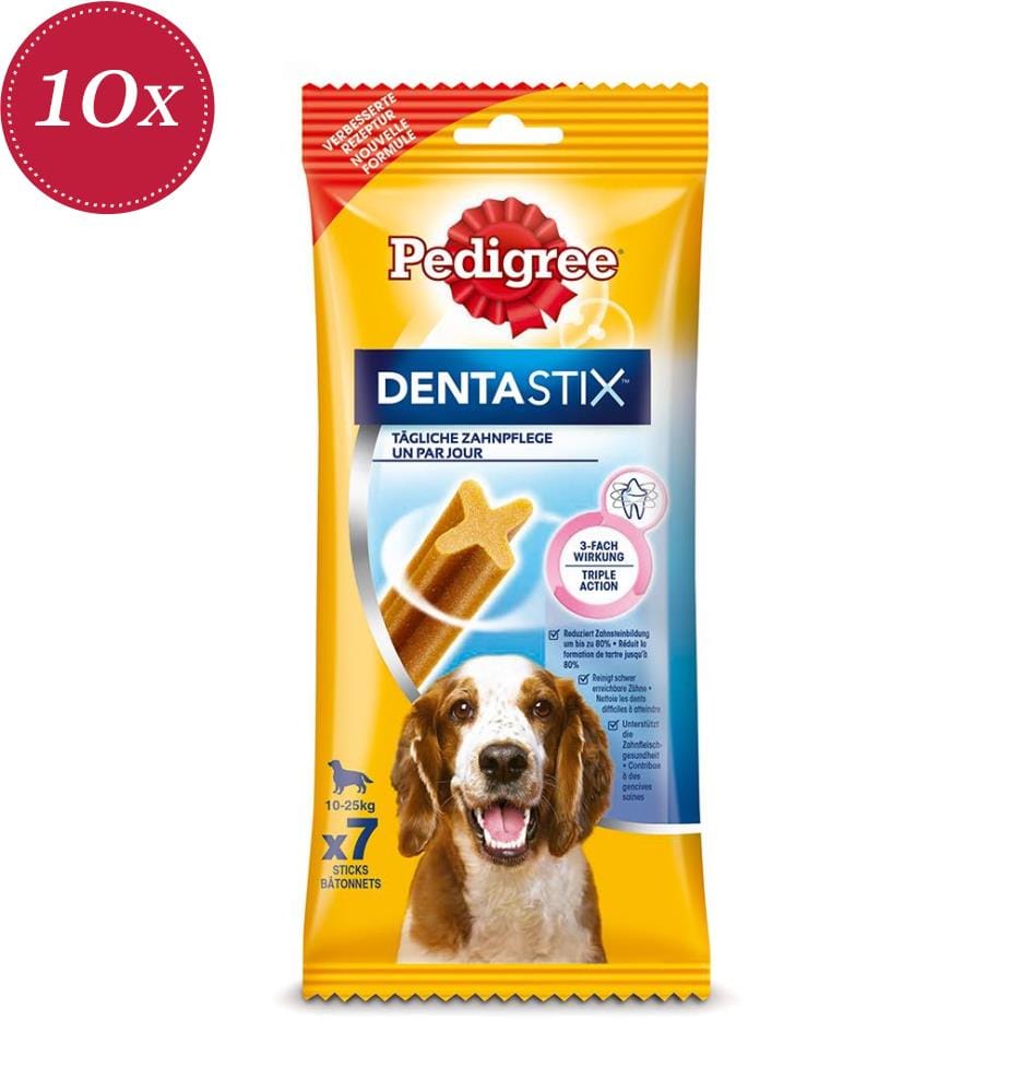 10x Pedigree DentaStix medium - 180 g
