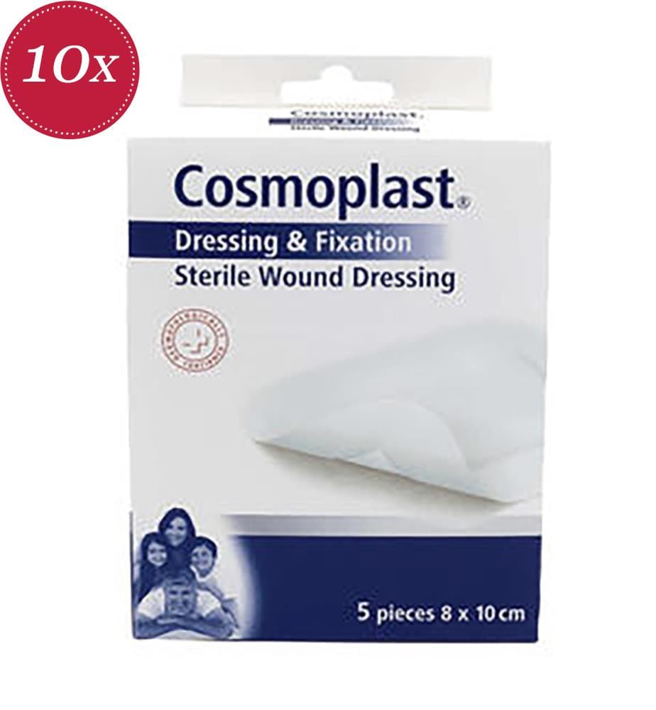 Lot de 10 de 5 Grands Pansements Adhésifs Stérilisés Universels 5Pcs