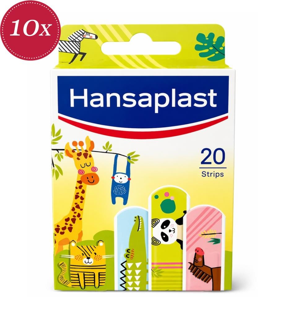10x Pansements Motif Animaux - 20 Pièces