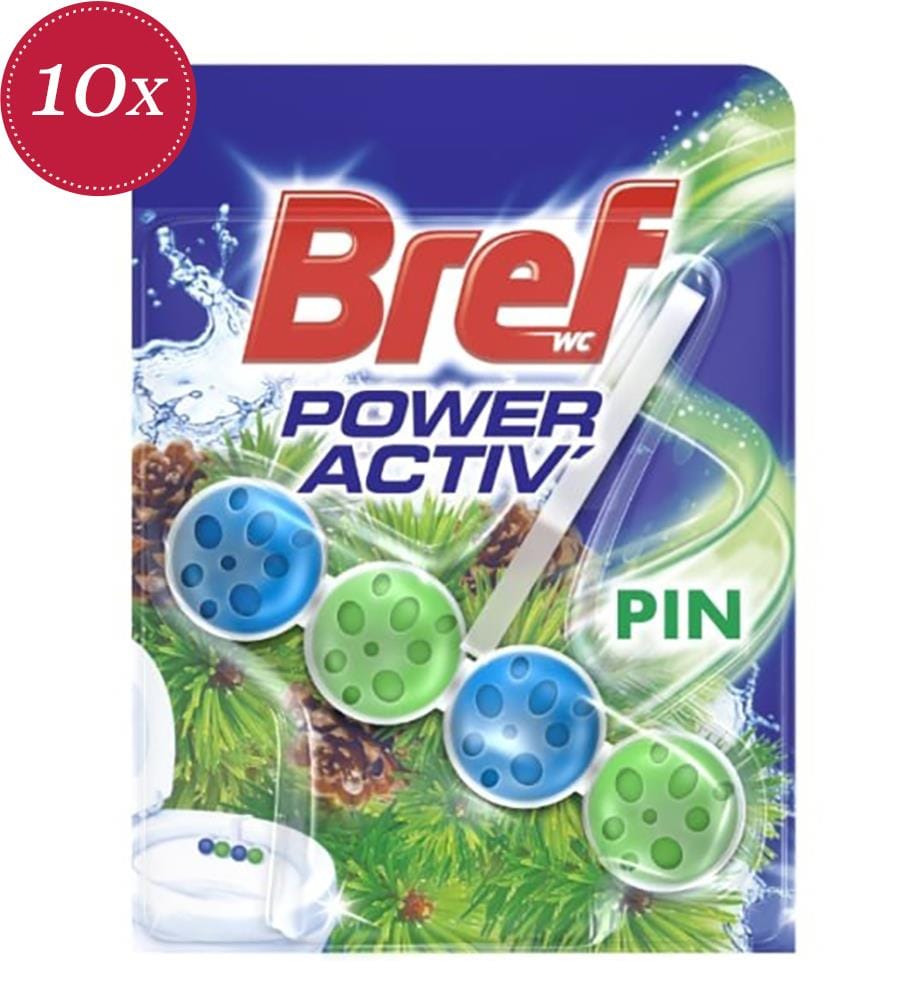 10 x WC-Reiniger „Power Activ Pin“ – 5 Stück