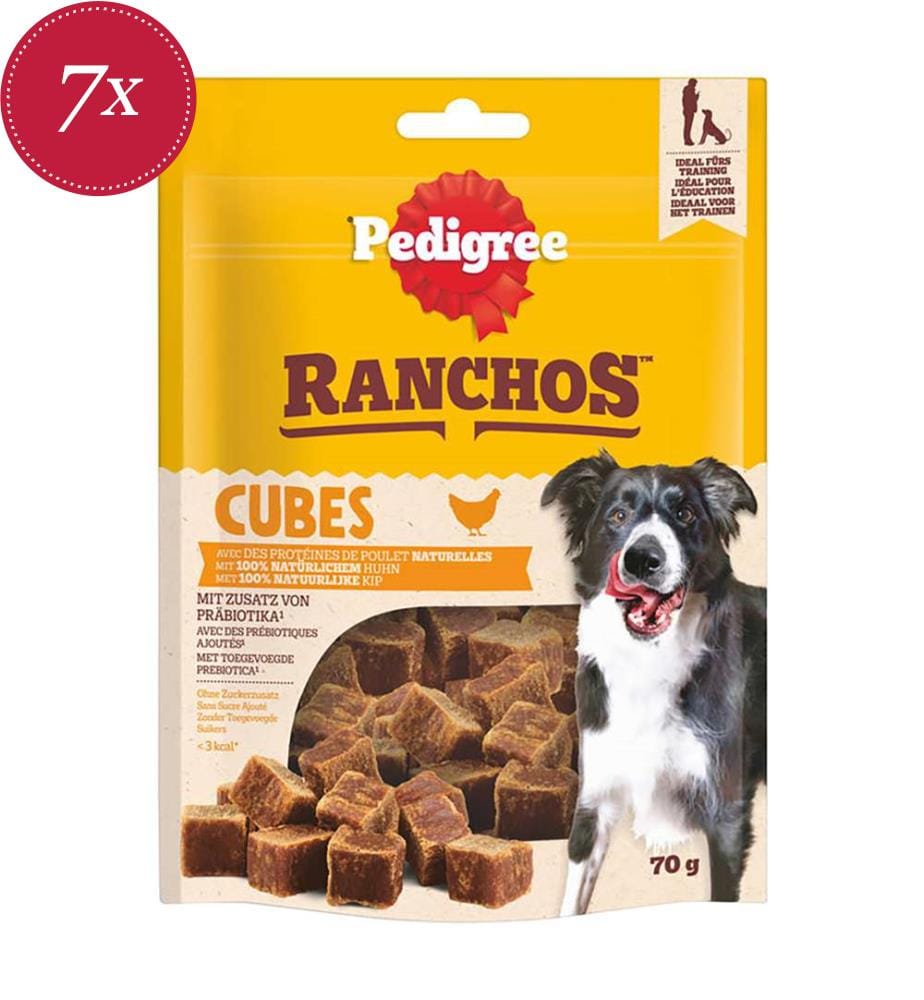 7x - Pedigree - Cubetti Ranchos al pollo - 70 g
