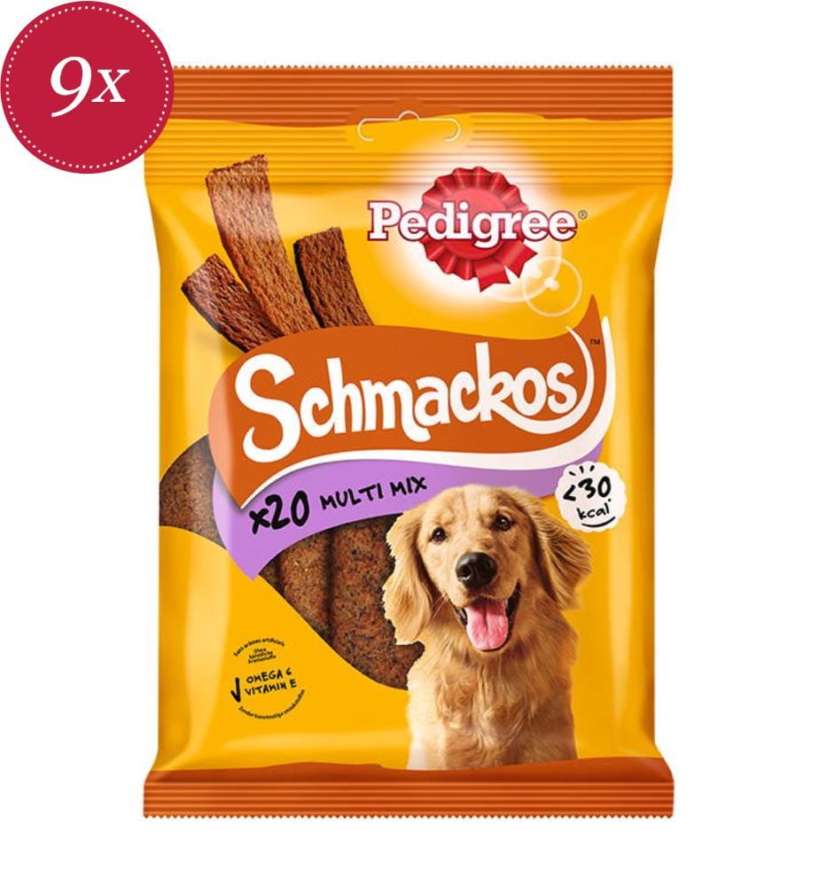 9x Pedigree Schmackos Multimix - 144 g