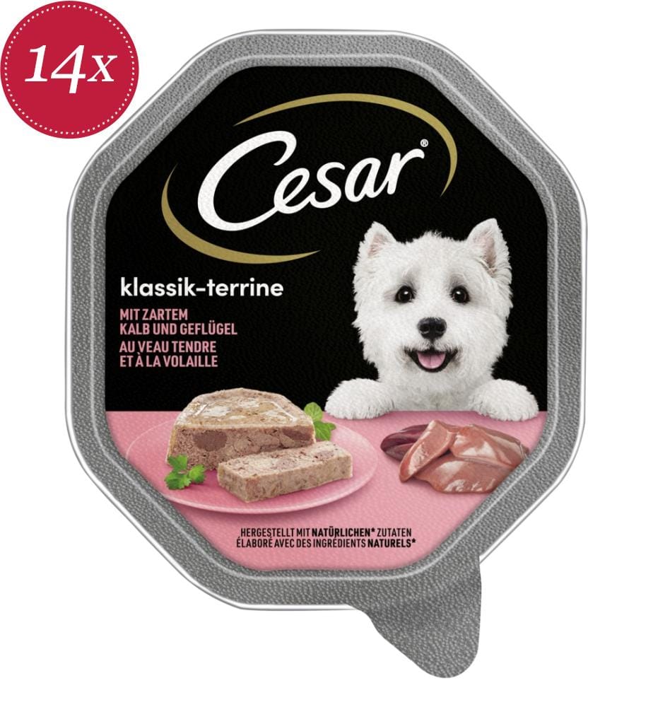 14x Ciotola classica per vitello e pollame da 150 g
